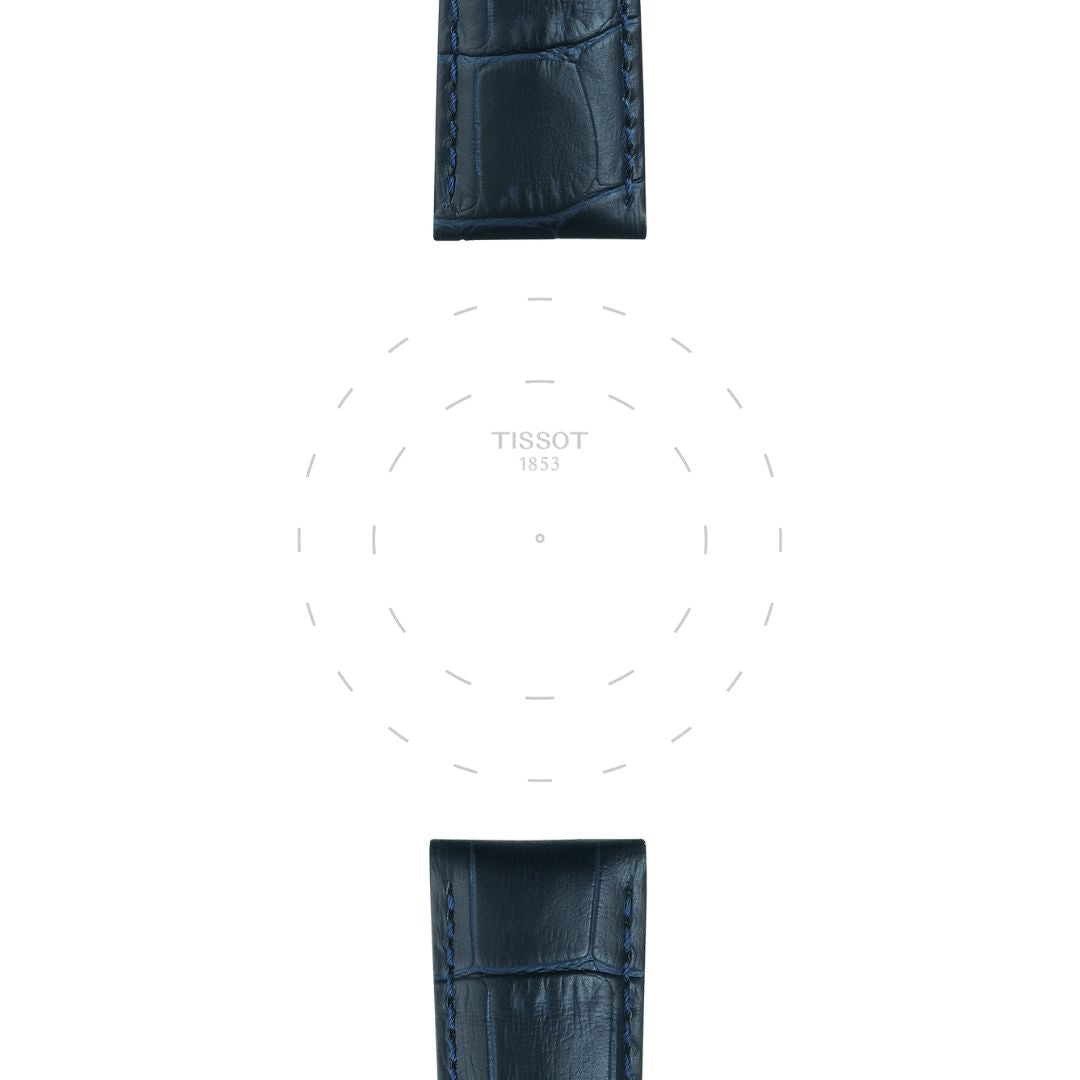 Tissot ranneke, 21 mm, sininen nahka, T852041857