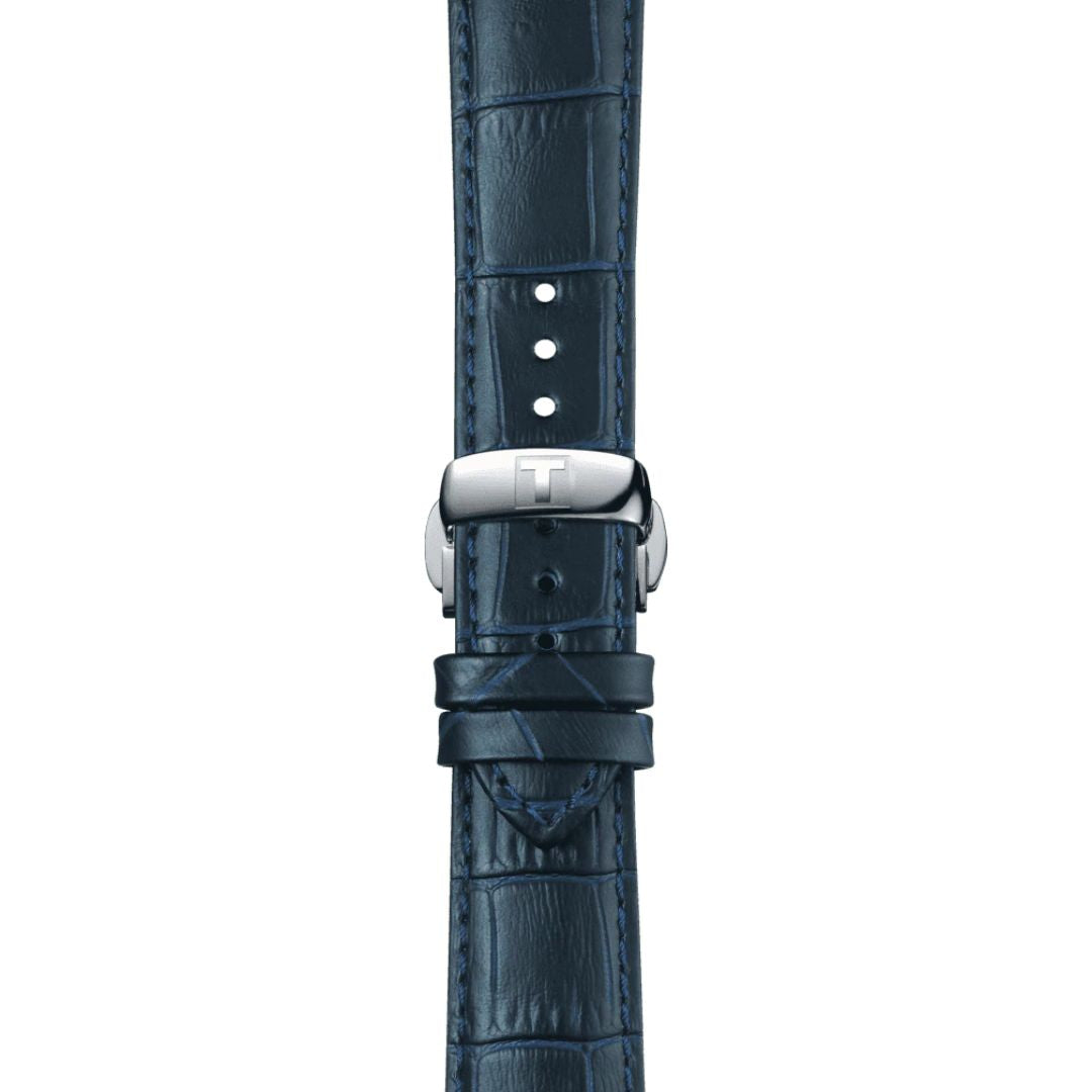 Tissot ranneke, 21 mm, sininen nahka, T852041857
