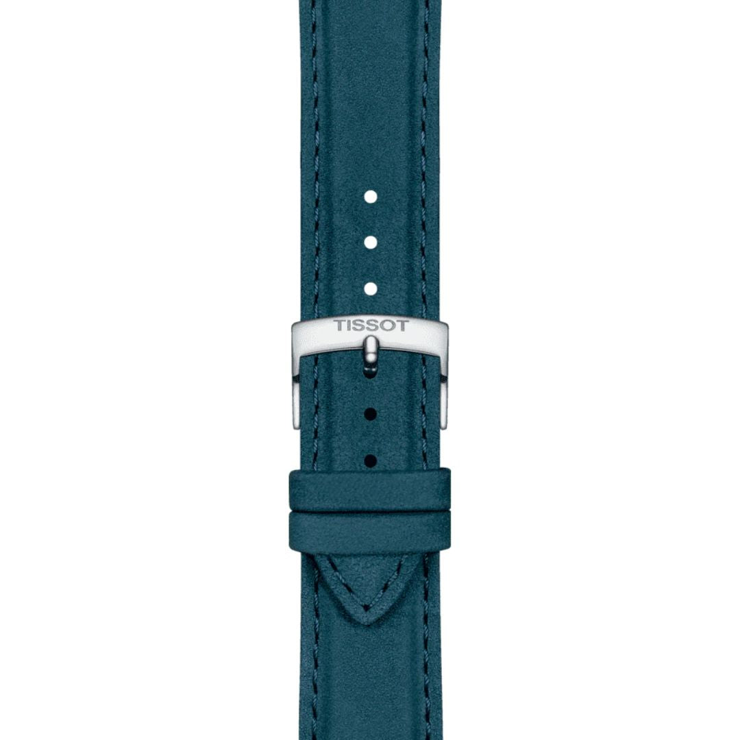 Tissot ranneke, 21 mm, sininen nahka, T852048227