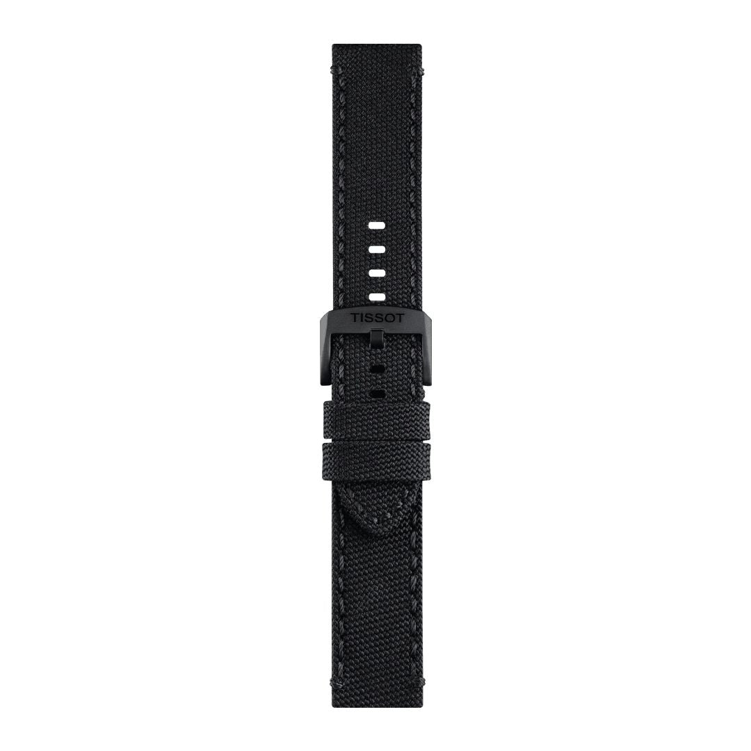 Tissot ranneke, 22 mm, musta kangas, T852044936