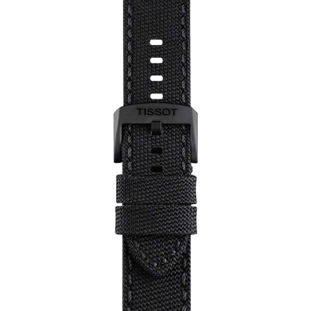 Tissot ranneke, 22 mm, musta kangas, T852044936