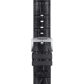 Tissot ranneke, 22 mm, musta nahka ja silikoni, T852046761
