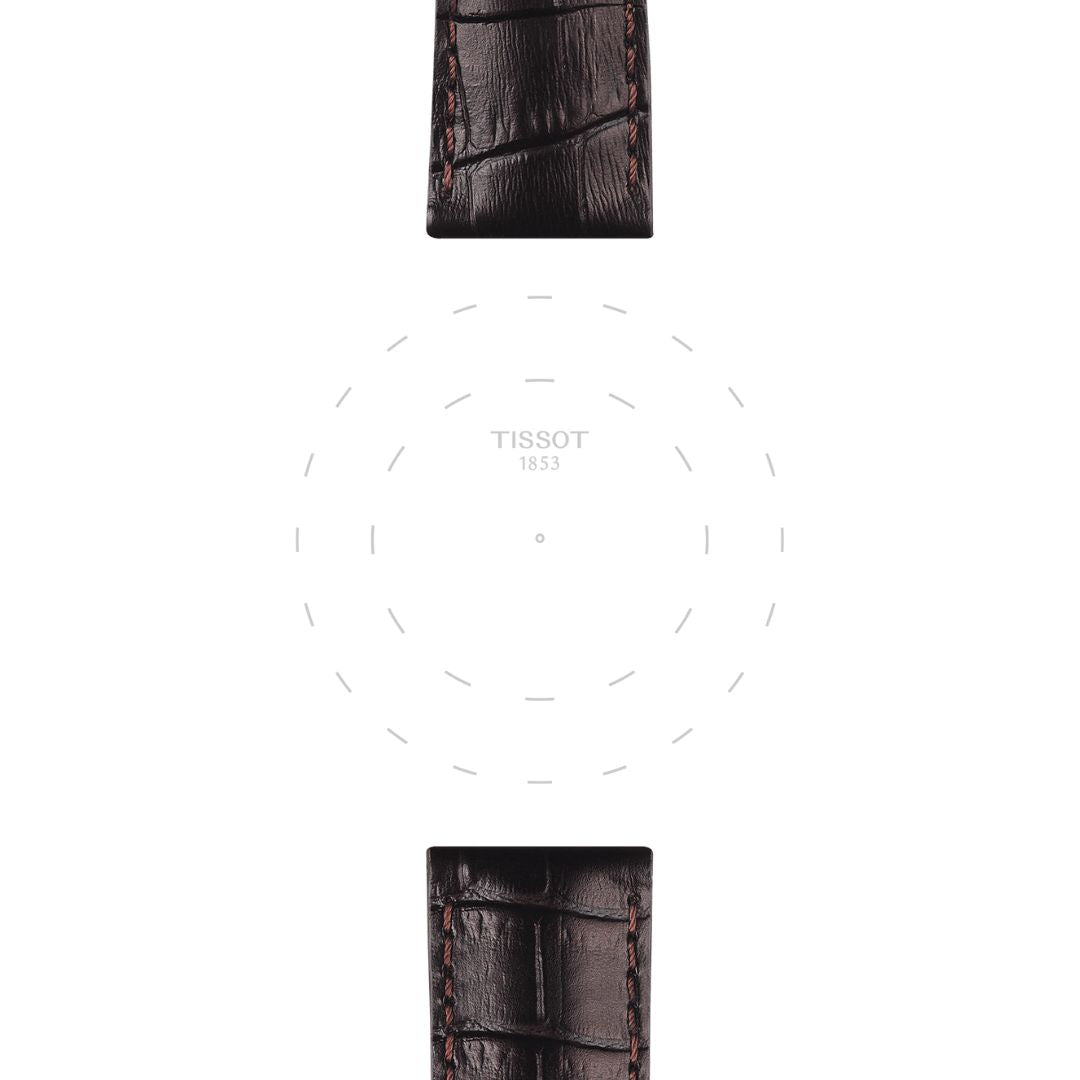 Tissot ranneke, 22 mm, ruskea nahka, T852041655