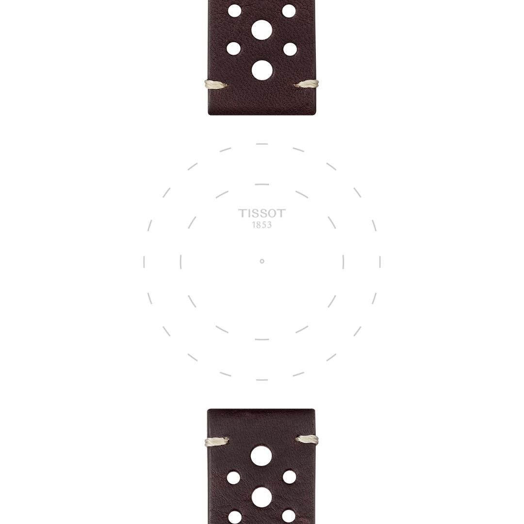 Tissot ranneke, 22 mm, ruskea nahka, T852046777