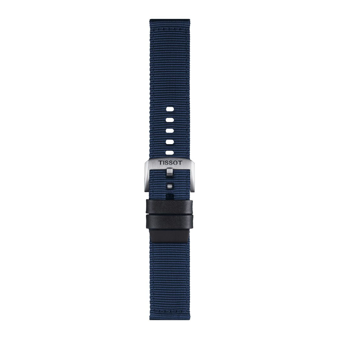 Tissot ranneke, 22 mm, sininen kangas, T852046754
