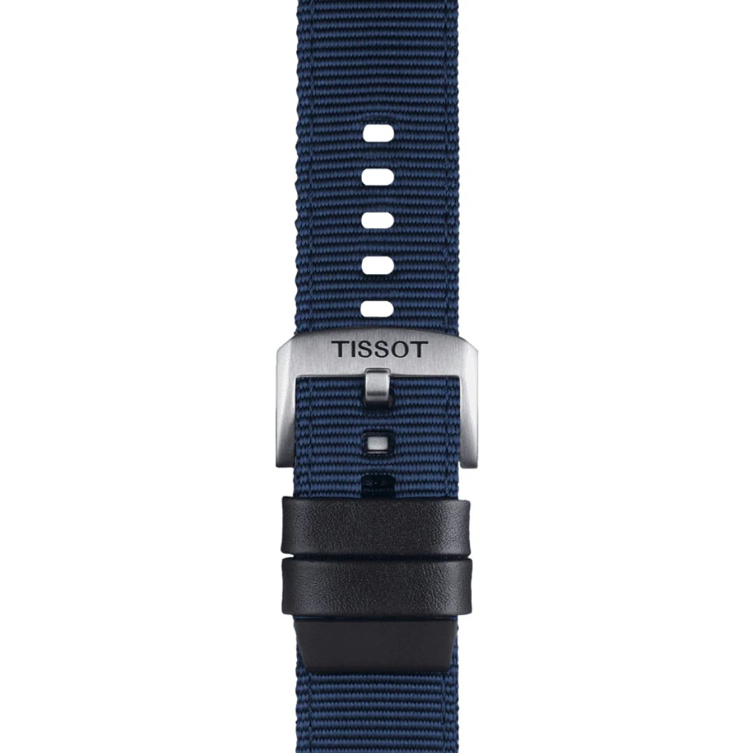 Tissot ranneke, 22 mm, sininen kangas, T852046754