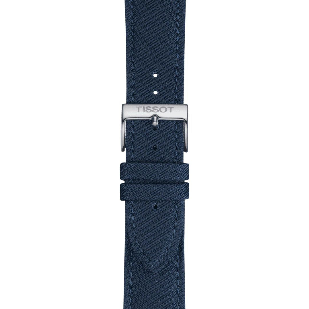Tissot ranneke, 22 mm, sininen kangas, T852046783