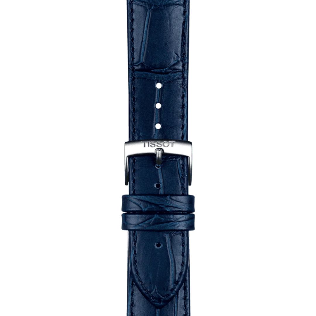 Tissot ranneke, 22 mm, sininen nahka, T852041534