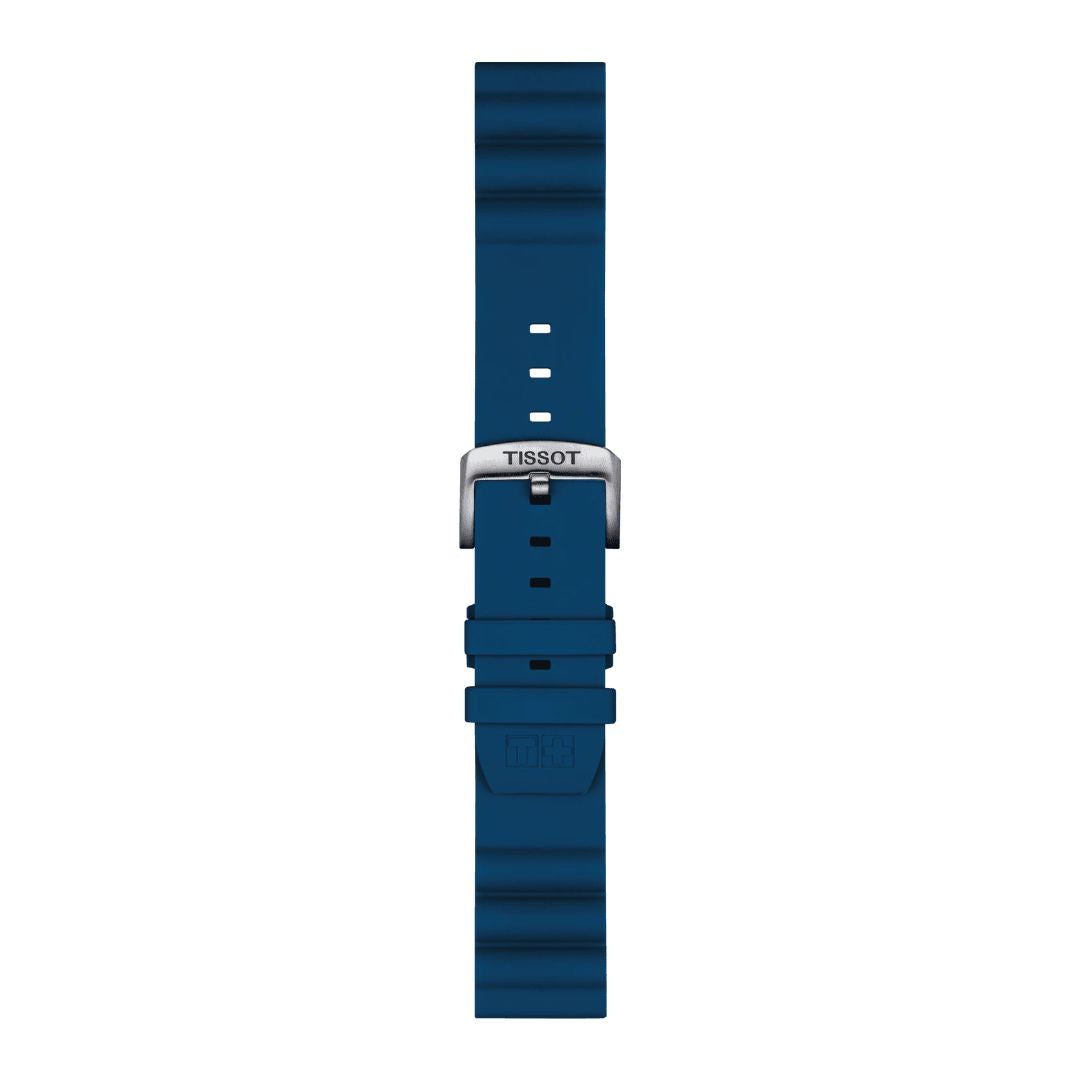 Tissot ranneke, 22 mm, sininen silikoni, T852047175
