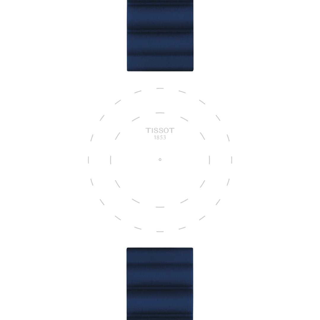 Tissot ranneke, 22 mm, sininen silikoni, T852047175