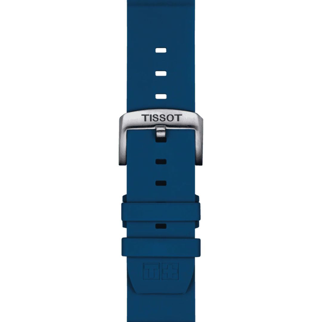 Tissot ranneke, 22 mm, sininen silikoni, T852047175