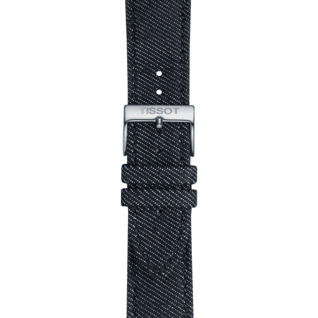 Tissot ranneke, 22 mm, tummansininen kangas, T852046779