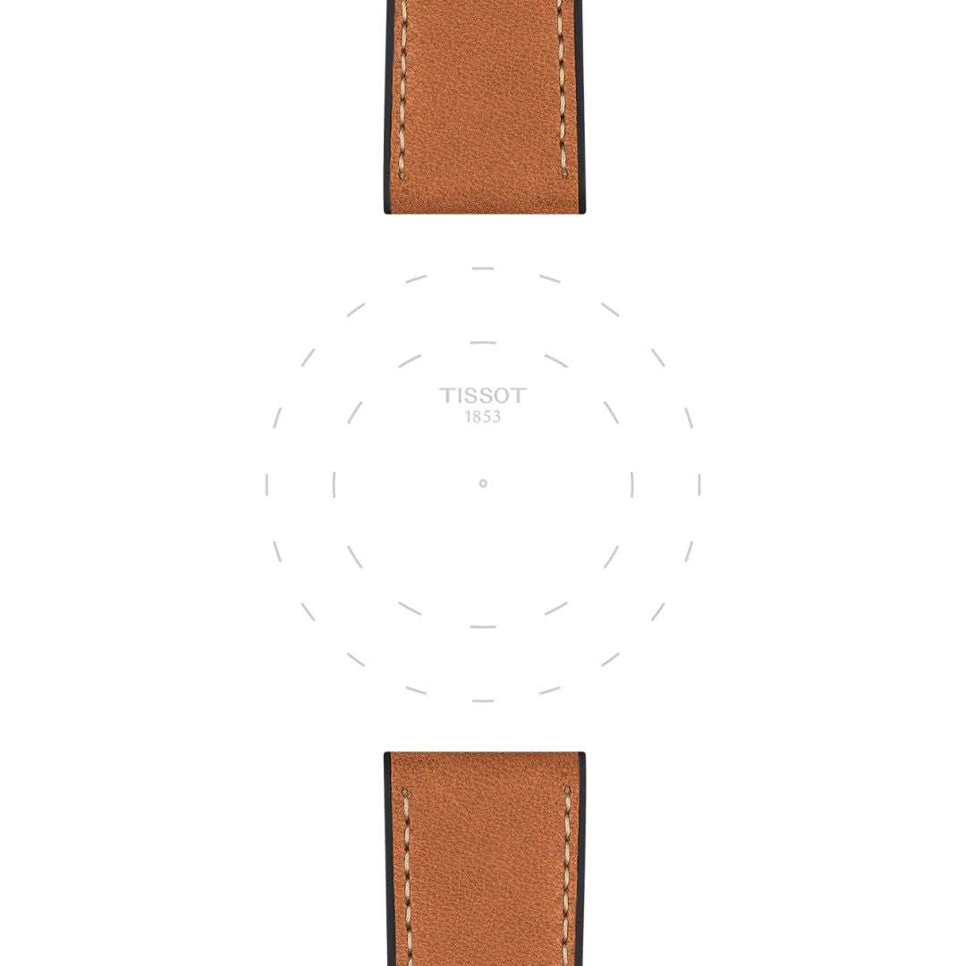 Tissot ranneke, 23 mm, ruskea nahka, T852047777