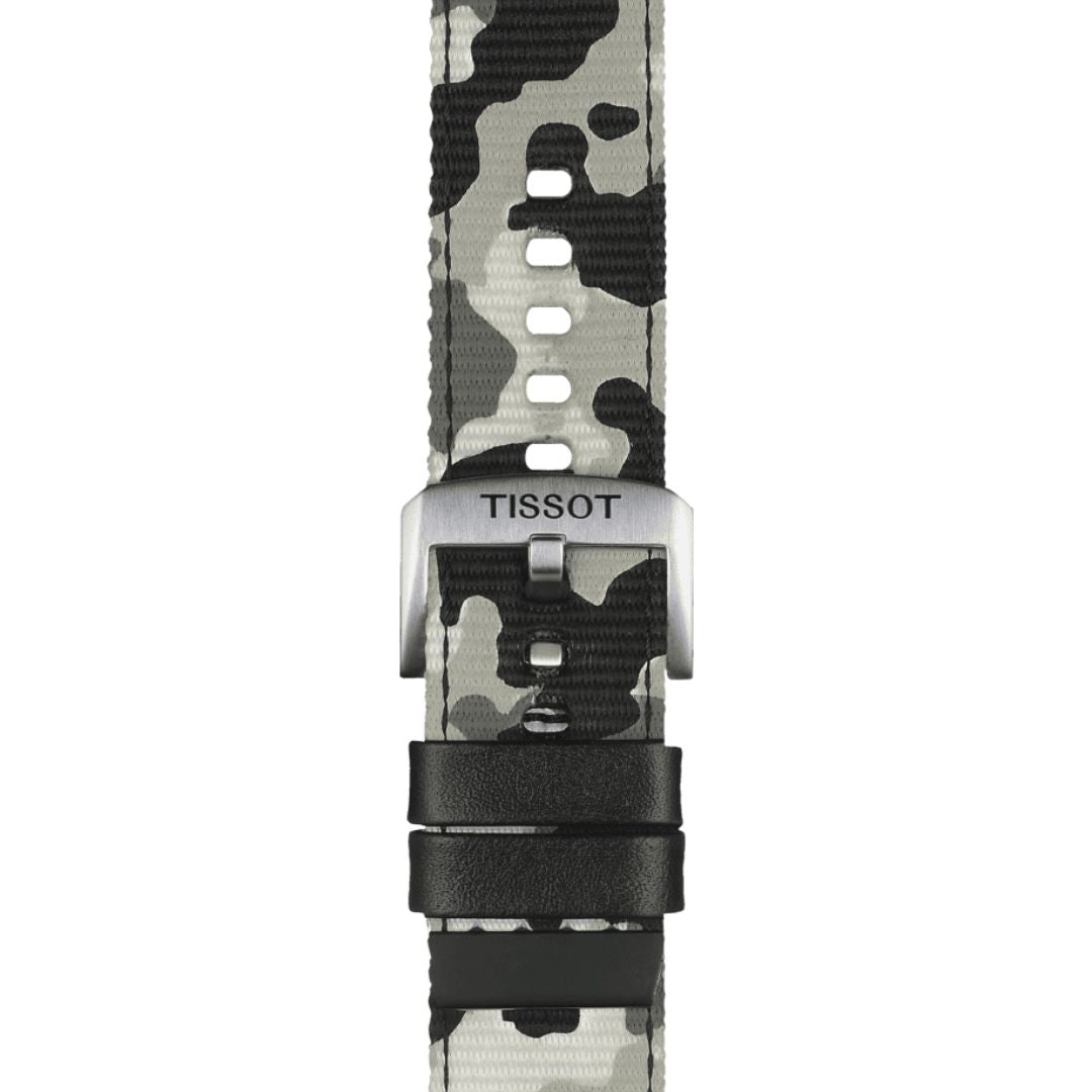Tissot ranneke, 22 mm, maastokuvioitu kangas, T852046771