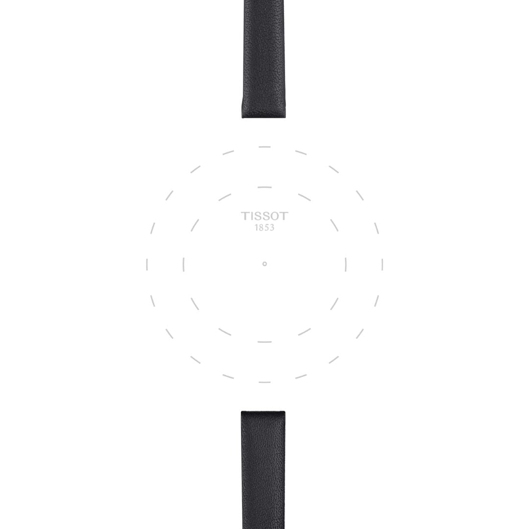 Tissot ranneke, 9 mm, musta nahka, T852043159