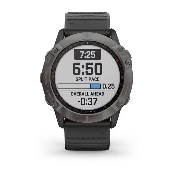 Garmin Fenix 6X Sapphire 51 mm hiilenharmaa, monilajiälykello 010-02157-11 - Garmin - Laatukoru