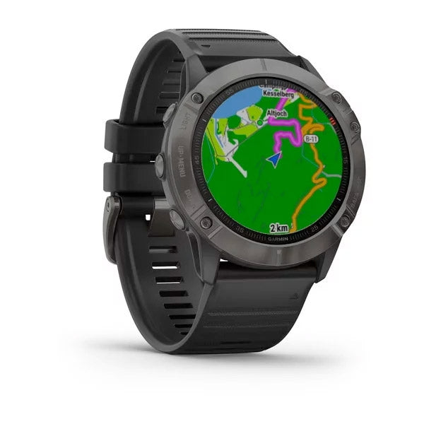 Garmin Fenix 6X Sapphire 51 mm hiilenharmaa, monilajiälykello 010-02157-11 - Garmin - Laatukoru