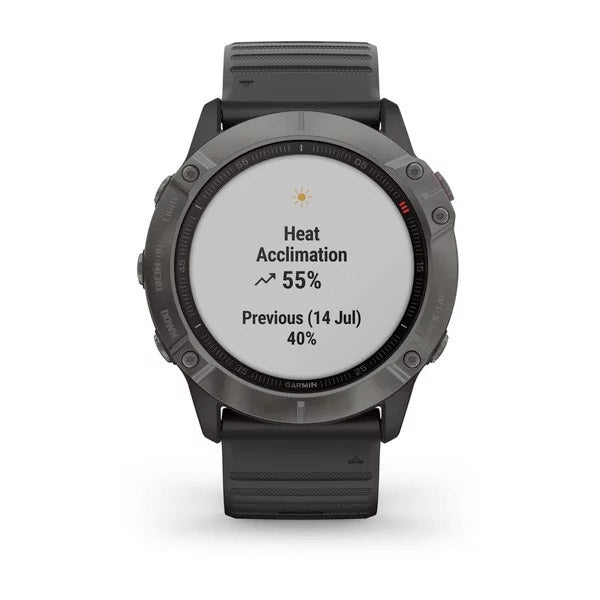 Garmin Fenix 6X Sapphire 51 mm hiilenharmaa, monilajiälykello 010-02157-11 - Garmin - Laatukoru