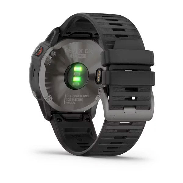 Garmin Fenix 6X Sapphire 51 mm hiilenharmaa, monilajiälykello 010-02157-11 - Garmin - Laatukoru