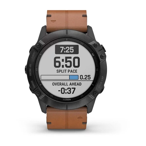 Garmin Fenix 6X Sapphire 51 mm musta, monilajiälykello 010-02157-14 - Garmin - Laatukoru