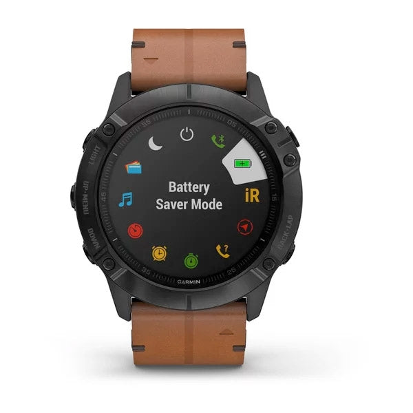 Garmin Fenix 6X Sapphire 51 mm musta, monilajiälykello 010-02157-14 - Garmin - Laatukoru