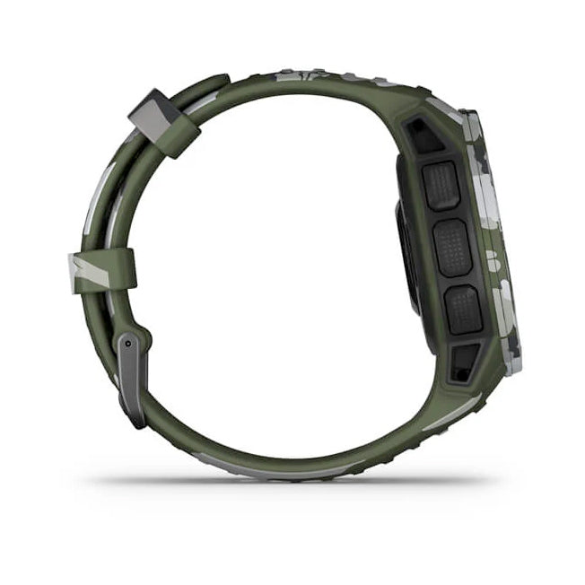 Garmin Instinct® Solar – Camo Edition 45 mm jäkälänvärinen maastokuvio, monilajiälykello 010-02293-06 - Garmin - Laatukoru