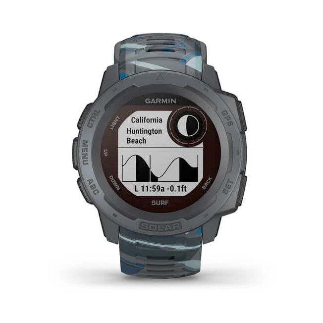 Garmin Instinct® Solar – Surf Edition 45 mm tummanharmaa, monilajiälykello 010-02293-07 - Garmin - Laatukoru