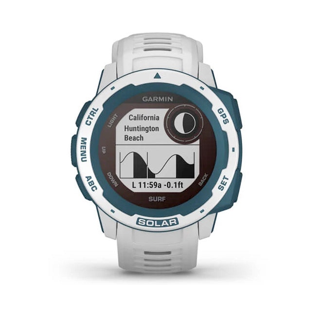 Garmin Instinct® Solar – Surf Edition 45 mm vaaleanharmaa, monilajiälykello 010-02293-08 - Garmin - Laatukoru