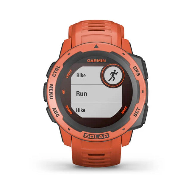 Garmin Instinct® Solar 45 mm tulipunainen, monilajiälykello 010-02293-20 - Garmin - Laatukoru