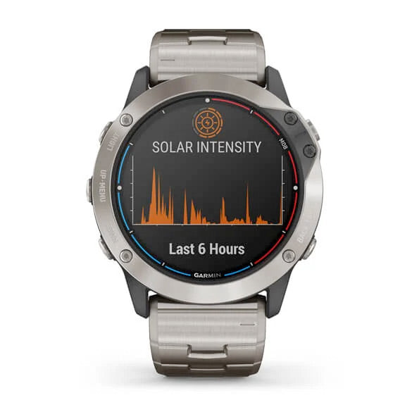 Garmin quatix® 6x Solar titaani, aktiivisuusranneke 010-02157-31 - Garmin - Laatukoru