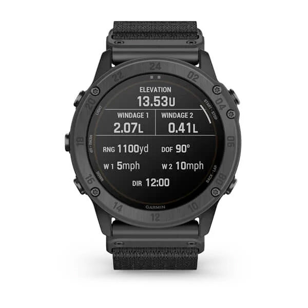 Garmin tactix Delta - Solar Edition with Ballistics 51 mm, aurinkolatausta tukeva taktinen GPS-kello 010-02357-51 - Garmin - Laatukoru