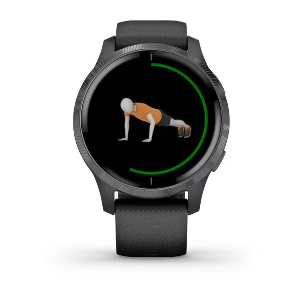 Garmin Venu musta ja tummanharmaa, monilajiälykello 010-02173-12 - Garmin - Laatukoru