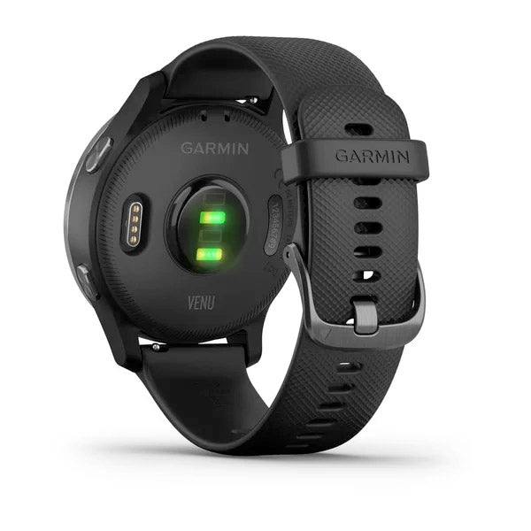 Garmin Venu musta ja tummanharmaa, monilajiälykello 010-02173-12 - Garmin - Laatukoru