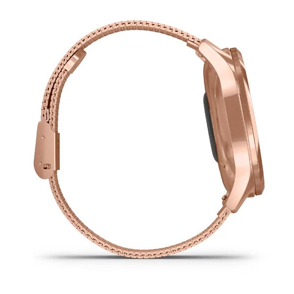 Garmin Vivomove Luxe ruusukulta 42 mm, älykello 010-02241-04 - Garmin - Laatukoru