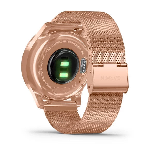 Garmin Vivomove Luxe ruusukulta 42 mm, älykello 010-02241-04 - Garmin - Laatukoru