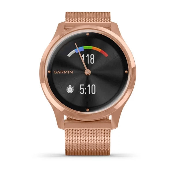 Garmin Vivomove Luxe ruusukulta 42 mm, älykello 010-02241-04 - Garmin - Laatukoru