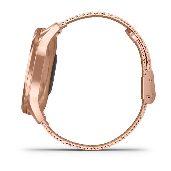 Garmin Vivomove Luxe ruusukulta 42 mm, älykello 010-02241-04 - Garmin - Laatukoru
