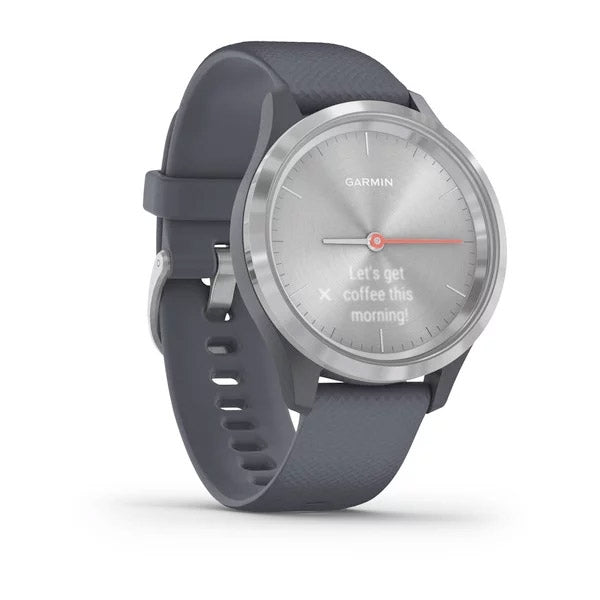 Garmin Vivomove 3S hopea ja graniitinsininen 39 mm, älykello 010-02238-00 - Garmin - Laatukoru