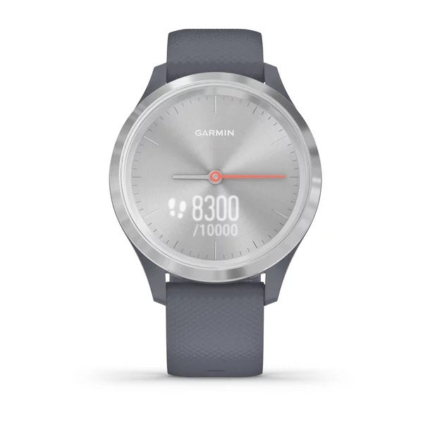 Garmin Vivomove 3S hopea ja graniitinsininen 39 mm, älykello 010-02238-00 - Garmin - Laatukoru