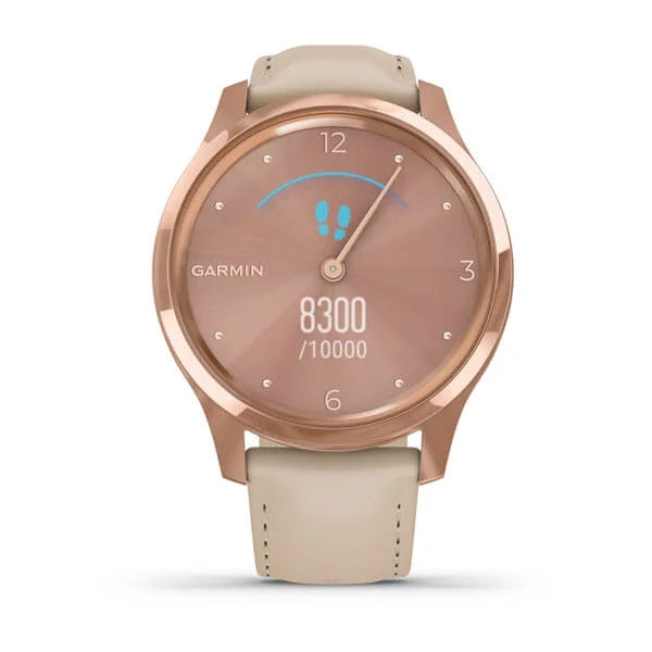 Garmin Vivomove Luxe ruusukulta 42 mm, älykello 010-02241-01 - Garmin - Laatukoru