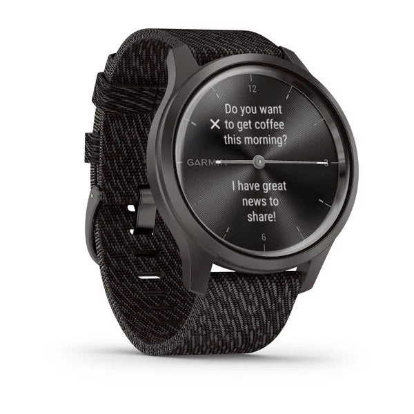 Garmin Vivomove Style grafiitinharmaa 42 mm, älykello 010-02240-03 - Garmin - Laatukoru