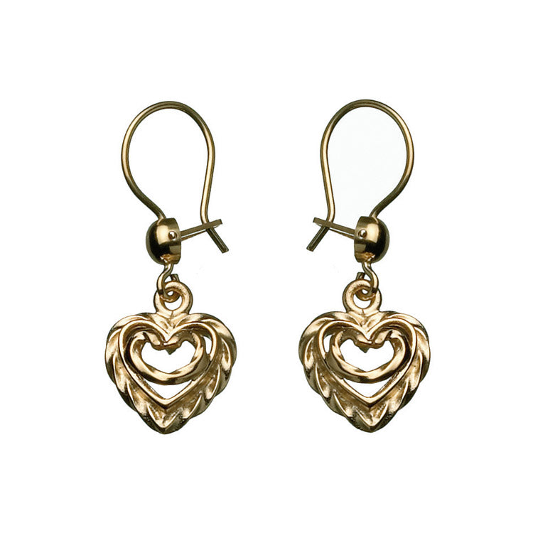 Kalevala Talon sydän korvakorut, 14K kulta, Kalevala Originals - Kalevala - Laatukoru