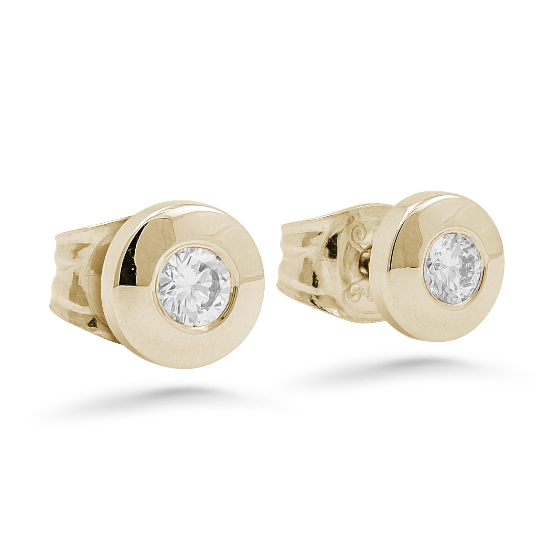Silván timanttikorvakorut 0,20ct, 14K keltakultaa, Silván timanttikorut - Silván - Laatukoru