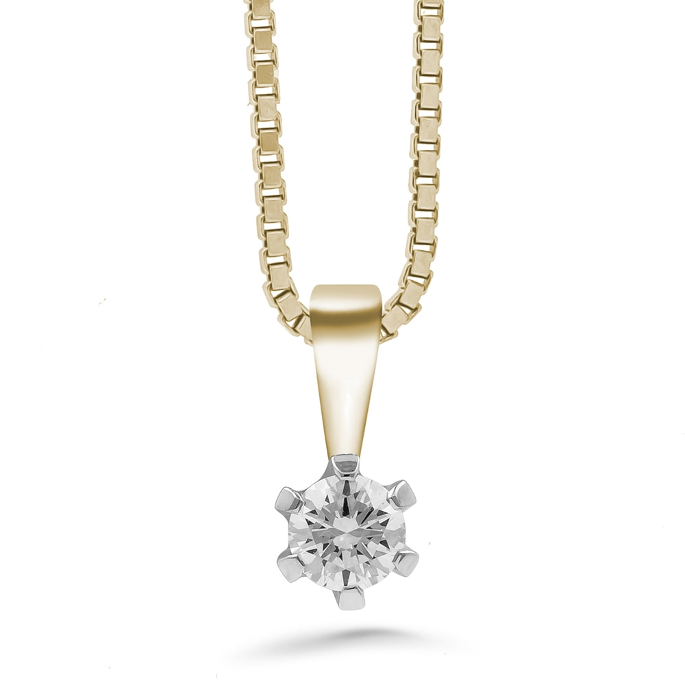 Silván timanttiriipus 0,20ct, 14K keltakultaa, Silván timanttikorut - Silván - Laatukoru