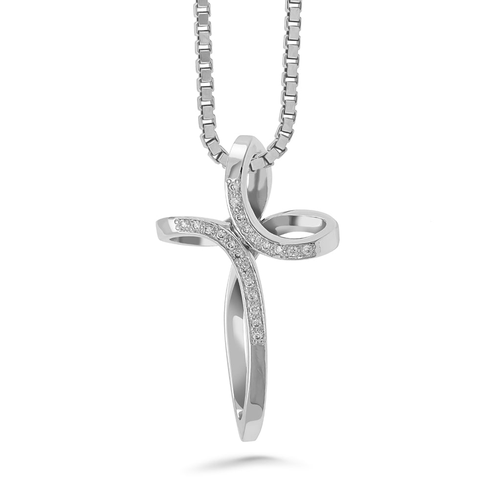 Silván timanttiriipus 0,14ct, 14K valkokultaa, Silván timanttikorut - Silván - Laatukoru