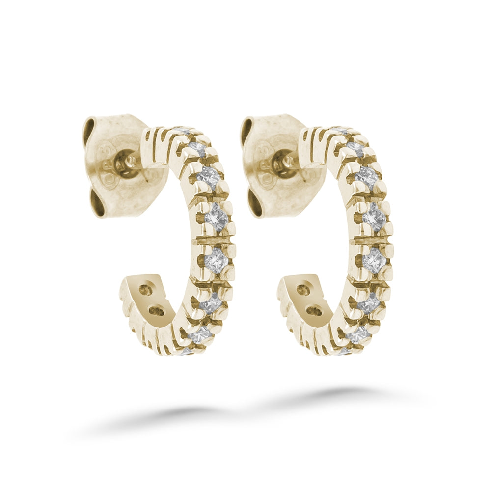 Silván timanttikorvakorut 0,24ct, 14K keltakultaa, Silván timanttikorut - Silván - Laatukoru