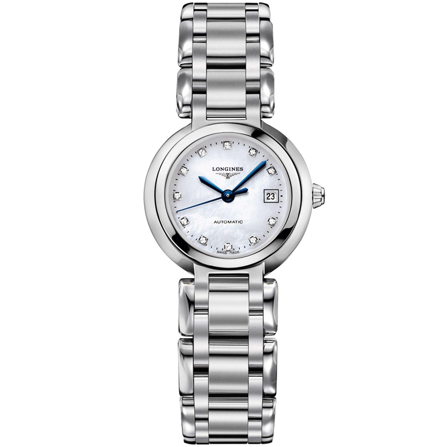 Longines L8.111.4.87.6 PrimaLuna, naisten automaattirannekello - Longines - Laatukoru