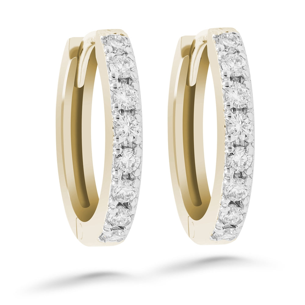 Silván timanttikorvakorut 0,32ct, 14K keltakultaa, Silván timanttikorut - Silván - Laatukoru