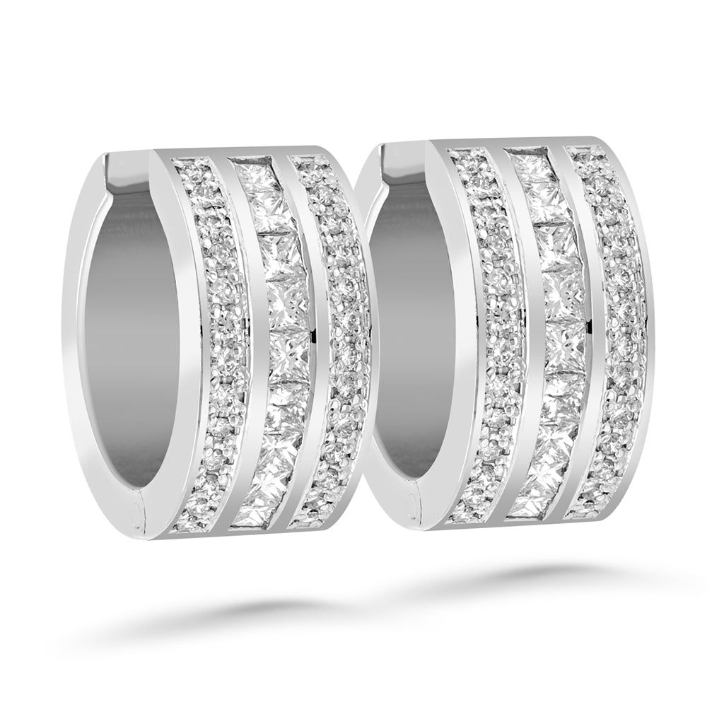 Silván timanttikorvakorut 1,25ct, 14K valkokultaa, Silván timanttikorut - Silván - Laatukoru