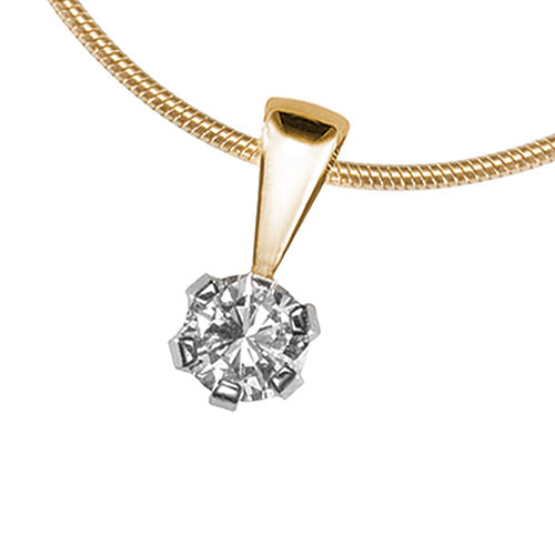 Silván timanttiriipus 0,05ct, 14K keltakultaa, Silván timanttikorut - Silván - Laatukoru